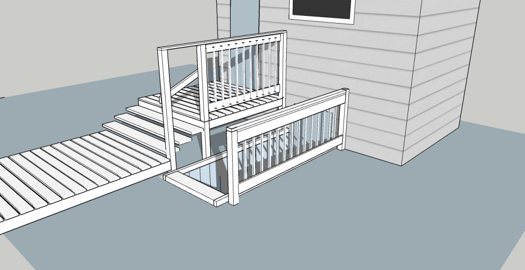 Hacking the Deck/ Basement Enhancement Project, Design and Drafted by Vik Lai